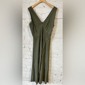 Olive Jigsaw Dress Sz European 16